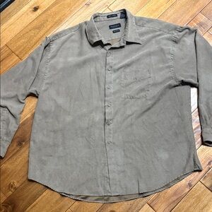 VanHeusen Sueded Button Down Shirt